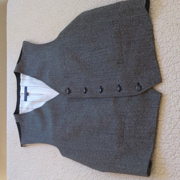 Club Room Other - Like New Club Room XL Black/White Herringbone Adjustable Vest